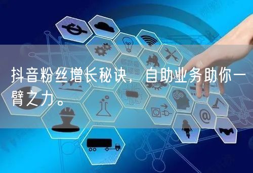抖音粉丝增长秘诀，自助业务助你一臂之力。
