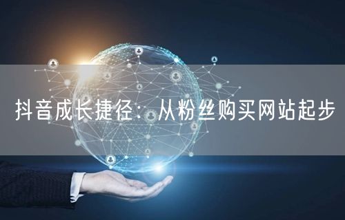 抖音成长捷径：从粉丝购买网站起步