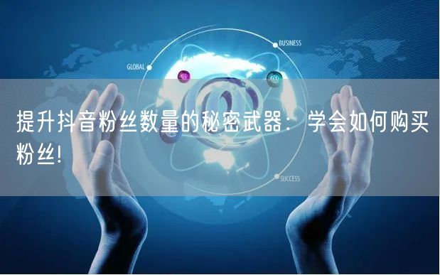 提升抖音粉丝数量的秘密武器：学会如何购买粉丝!