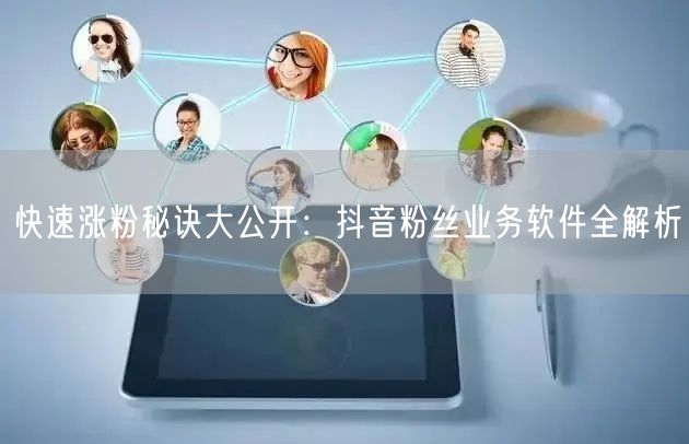 快速涨粉秘诀大公开：抖音粉丝业务软件全解析