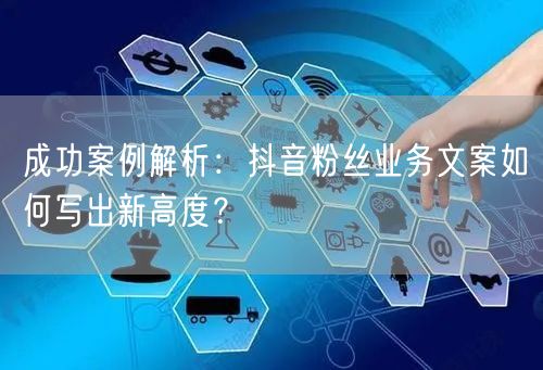 成功案例解析：抖音粉丝业务文案如何写出新高度？