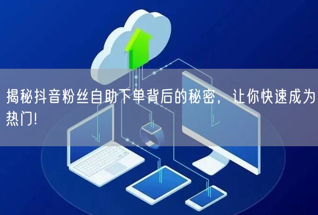 揭秘抖音粉丝自助下单背后的秘密，让你快速成为热门!