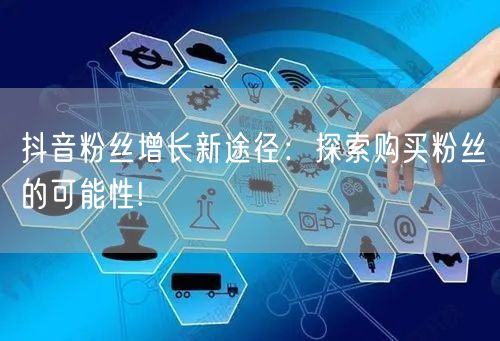 抖音粉丝增长新途径：探索购买粉丝的可能性!