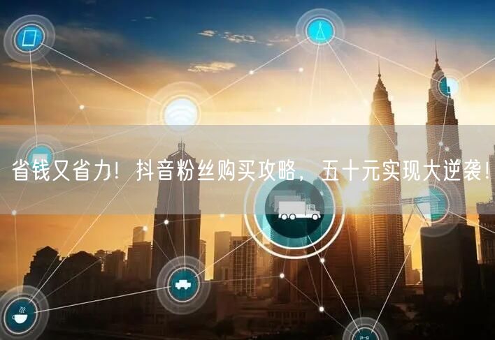 省钱又省力！抖音粉丝购买攻略，五十元实现大逆袭！