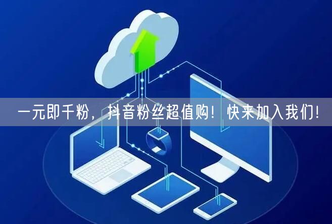 一元即千粉，抖音粉丝超值购！快来加入我们！